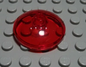 Lego Deckel Parabol rund 3x3 Transparent Rot (1615 #) - Bild 1 von 1