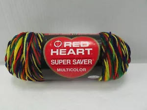 Red Heart Super Saver Yarn 6 Oz Mexicana Multicolor 100% Acrylic Worsted - Picture 1 of 3