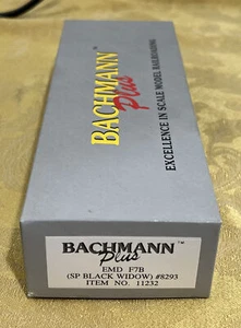  BACHMAN PLUS EMD F7B (SP BLACK WIDOW ) #8293 ITEM #11232 - Picture 1 of 12