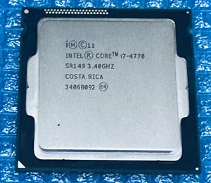 Intel Core i7-4770 CPU 3,4Ghz 4 Kerne Prozessor Intel SR149 Sockel 1150 LGA1150 - Bild 1 von 1