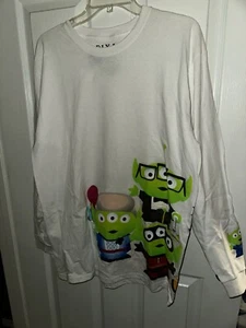 Disney Pixar Long Sleeve Shirt Toy Story Alien Graphics / Size: L / BNWT! - Picture 1 of 6