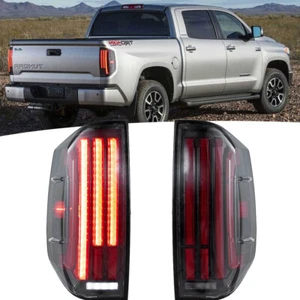 Conjunto de luces traseras LED COMPLETAS VLAND para Toyota Tundra 2014-21 con secuencial rojo - Imagen 1 de 11