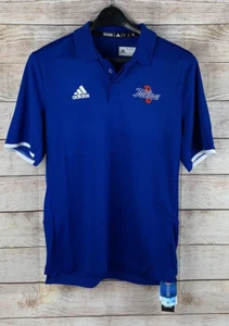 New Men's Adidas Tulsa Golden Hurricane Climalite Polo Style 1796A Size Medium - Picture 1 of 8