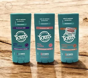 Desodorante sin aluminio Toms of Maine (1) 3,25 oz - Elige tus aromas - Imagen 1 de 1