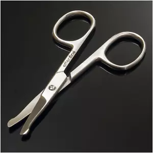 Hair Scissors for Trimming - Safely Trim Nose Ears Eyebrows Mustaches and Beards - Picture 1 of 12