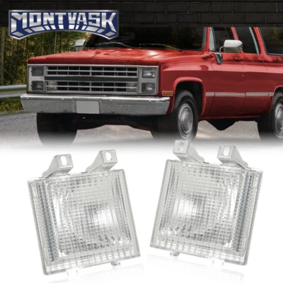 Pair Turn Signal Corner Side Marker Light Lamp Fit For Chevy GMC Pickup Truck - Image 1 of 4