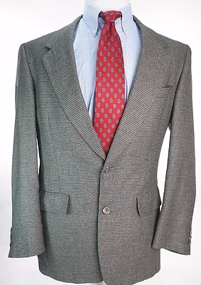 Chaqueta Abrigo Deportivo Hart Schaffner Marx TRUMPETER 39R 2 Botones Pata de Gallo  Foto 1 de 4