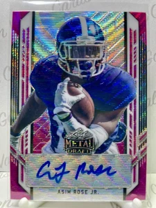 2021 Leaf Metal Draft Portrait Auto Wave Pink #PA-ARJ Asim Rose Jr. /10 Kentucky - Bild 1 von 2