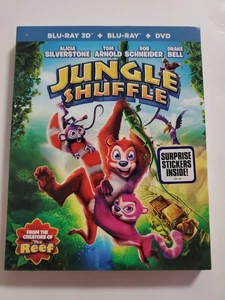 JUNGLE SHUFFLE 3D BLU-RAY + BLU-RAY MIT SCHUBER UND DVD KOPIE, LOT D4, - Bild 1 von 2