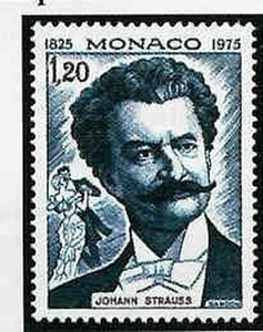 Monaco No 1042 ** MNH Johann Strauss Year 1975 - Picture 1 of 1