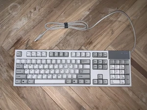 TOPRE CORPORATION REALFORCE R2-US5-IV / AGBZ52 KEYBOARD IVORY ENGLISH LAYOUT - Picture 1 of 9