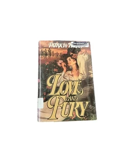 Love and Fury by Patricia Hagan 1986 Hardcover -Romance - Picture 1 of 13