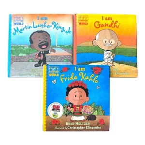 3 Childrens Books or ordinary people change the world Frida Martin Luther Gandhi - Photo 1/15