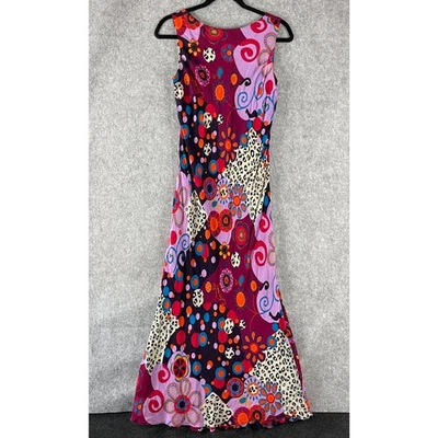 VTG Y2K Benjamin A Los Angeles Dress Women 12 Open Back Stretch Whimsy Fairy USA - Image 1 of 4