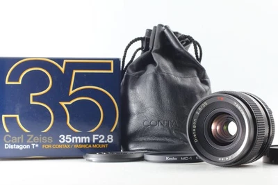 MMJ [TOP MINT Boxed] Contax Carl Zeiss Distagon T 35mm f2.8 Lens C/Y Japan #665 - Image 1 of 4