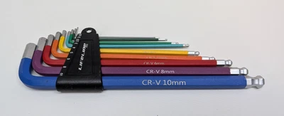 Lifeline Pro Coloured Allen Key Set 9 pcs - Image 1 of 4