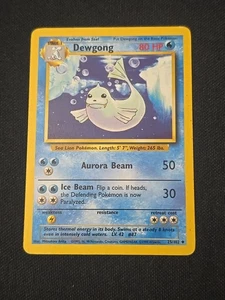Dewgong 025/102 Base Set Regular WOTC Vintage Pokemon TCG Moderate Played  - Bild 1 von 2