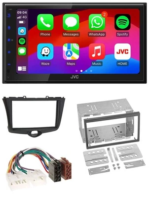 JVC Bluetooth 2DIN MP3 DAB USB Autoradio für Toyota Yaris (2003-2005) - Bild 1 von 4