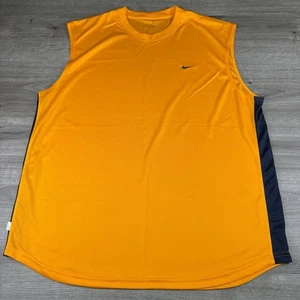 Nike Dri Fit Herren Gr. XXL Active Performance ärmellose Shirts gelb/orange - Bild 1 von 15