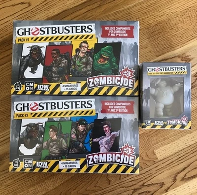 Zombicide Ghostbusters Bundle Pack #1 #2  #3 CMON NEW & SEALED - Image 1 of 3