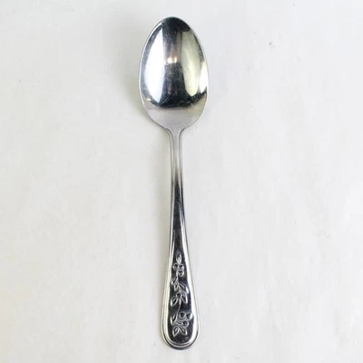 Reed & Barton Berry Vine Stainless Steel Serving Spoon - Image 1 of 4