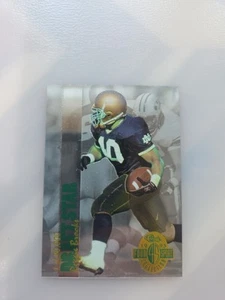 1993 CLASSIC 4-SPORT Reggie Brooks DRAFT STAR RC CHROME CARD #DS54 (1 of 80000) - Picture 1 of 2