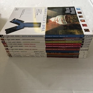 Y THE LAST MAN TPB Completo Serie 10 Vol Set Vertigo DC Comics GN Brian Vaughan - Imagen 1 de 4