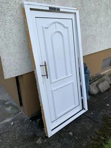 Haustür BK-06 weiß Kunststoff Eingangstür Tür Außentür Wohnungstür - Bild 1 von 1