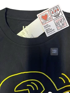 T-shirt uomo KEITH HARING x UNIQLO MoMA SPRZ NY TAGLIA USA XS nuova con etichette nera SOLD OUT - Foto 1 di 3
