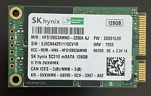 SK Hynix SC210 128GB mSATA SSD HFS128G3AMNB Laptop Hard-Drive; - Picture 1 of 4