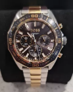 Orologio Hugo Boss Energy Bicolore Uomo Cronografo 44mm 1513974 Regalo Festa del Papà - Foto 1 di 14
