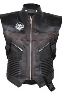 Jeremy Renner The Avengers Hawkeye Military Style Cosplay Biker Cotume Vest - Picture 1 of 5
