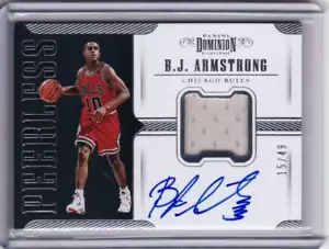 2017/18 Panini Dominion B.J. Armstrong Bulls Trikot 15/49 - Bild 1 von 1