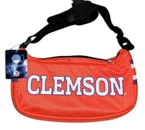 Clemson Tigers Womens Logo Purse Jersey Shoulder Strap Bag Authentic NCAA Orange - Picture 1 of 15