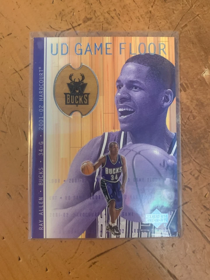2001-02 Upper Deck Hardcourt UD Game Floor #RA Ray Allen - Image 1 of 2