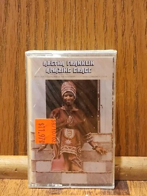 Aretha Franklin Amazing Grace w/James Cleveland & California Chior Cassette Tape - Image 1 of 2