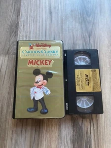 Seltene Walt Disney MICKEY Gold limitierte Auflage Cartoon Klassiker VHS - Bild 1 von 3