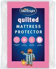 Silentnight Double Mattress Protector – Quilted Mattress Cover with Deep Fitt