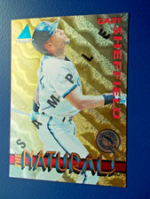 1994 Pinnacle Gary Sheffield  Marlins #18 "The Naturals" Sample Baseball Card NM