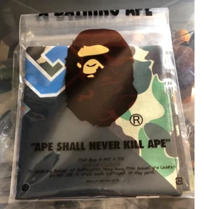 BAPE ABC Shark Bandana GREEN ONE SIZE - Picture 1 of 1