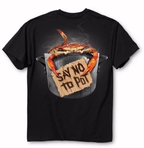 Say No to Pot Short Sleeve T-Shirt - NEW Fast Shipping - Picture 1 of 7