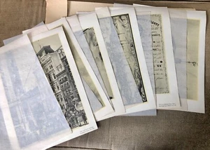 Portfolio Management Systems Lot of 6 Financial Lithographs 15" x 11" - Picture 1 of 9