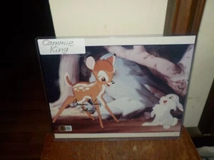 Cammie King (d. 2010) "Faline" Signed 8X10 Color Bambi Photo Beckett Certified - Picture 1 of 2