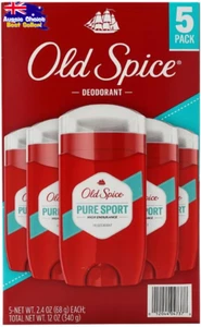 High Endurance Deodorant Pure Sport 2.4 oz 5-Pack Antiperspirant Deodorant - Picture 1 of 12