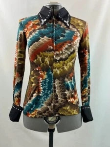 XLarge Western Show Pleasure Rail Camisa Chaqueta Ropa Showmanship Equitación - Imagen 1 de 5