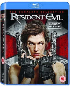 RESIDENT EVIL COMPLETE COLLECTION 1 2 3 4 5 6 BLU RAY 6 DISCS 1-6 MILLA JOVOVICH - Picture 1 of 2