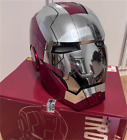 Iron Man 1:1 MK5 Helmet Mask & 5.2 Bluetooth LED Light Bracket Speaker Base US！