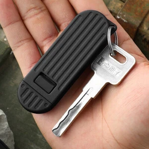 Small Pocket Fixed Blade Knife Camping Survival Keychain Knife EDC Rescue Knife - Picture 1 of 17