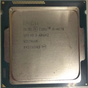 Processore CPU i5 4670 SR14D 3.4GHz socket 1150 - Foto 1 di 1