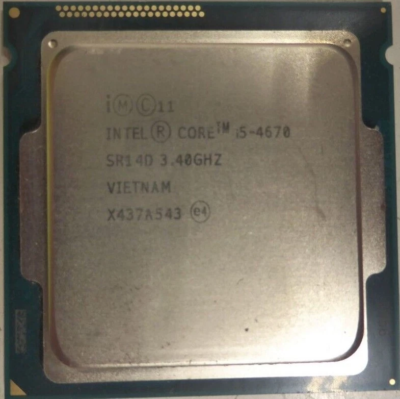 Processore CPU i5 4670 SR14D 3.4GHz socket  1150 - Immagine 1 di 1